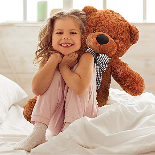 THE TWIDDLERS Oso Peluche 80cm - Gigante Teddy Bear con Sensación De Felpa Suave Regalo para Día De San Valentín –Grande Tierno Y Romántico para Pareja, Y Ocasiones Especiales