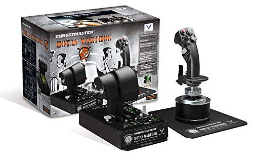 Thrustmaster HOTAS WARTHOG - PC - Joystick + Mando de potencia réplica HOTAS (Hands On Throttle And Stick) del avión de combate U.S. Air Force A-10C