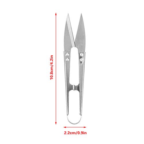 Tijeras de hilo Tijeras de corte de costura de acero inoxidable Cortador de cuentas de hilo para bordado Artesanías de bricolaje