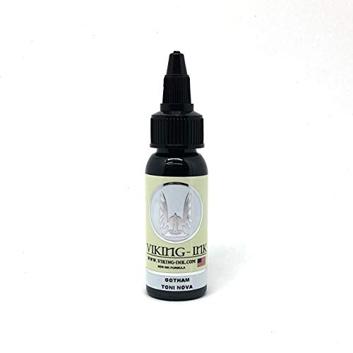 Tinta para tatuaje - GOTHAM TONI NOVA 1oz (30ml) - VIKING INK USA - Los mejores colores y negros en tintas para tatuaje del mercado - VEGANAS