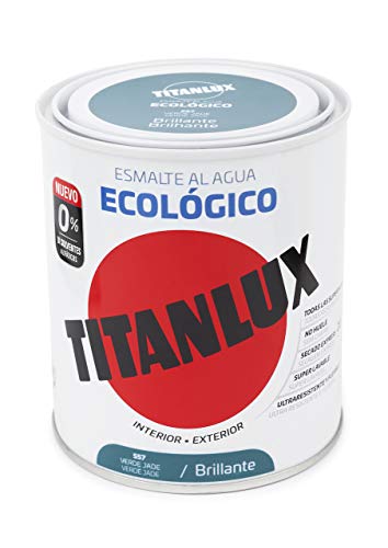 Titanlux - Esmalte Ecológico Brillante 750 mililitros (Verde Jade 0557)