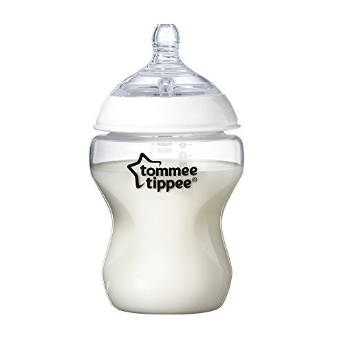 Tommee Tippee Closer to Nature - Biberón anticólico, 260 ml (pack de 6 unidad),42256050