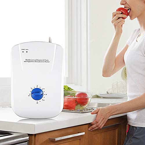 TOOGOO Generador de Ozono Esterilizador de 220 V Purificador de Agua de Ozono de Aire PurificacióN Frutas Verduras Agua PreparacióN de Alimentos Ozonizador Ionizador (Enchufe de la EU)