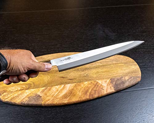 Totiko Japan Knives, Cuchillo de cocina japonés profesional, Sashimi Yanagiba Sakai 30 cm - 10 pulgadas