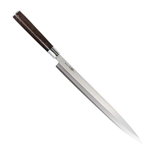 Totiko Japan Knives, Cuchillo de cocina japonés profesional, Sashimi Yanagiba Sakai 30 cm - 10 pulgadas