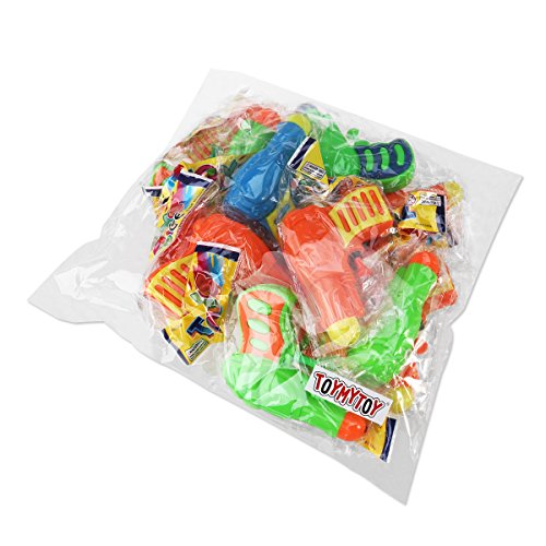 TOYMYTOY 12pcs Pistolas de agua plástico para niños juego (Color al azar)