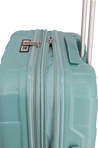 Travelite Hartschalen-Koffer-Serie „KALISTO“ Von travelite in 4 Farben: topmodisch, Elegant, Robust Equipaje de Mano 67 Centimeters 70 Turquesa (Aqua)