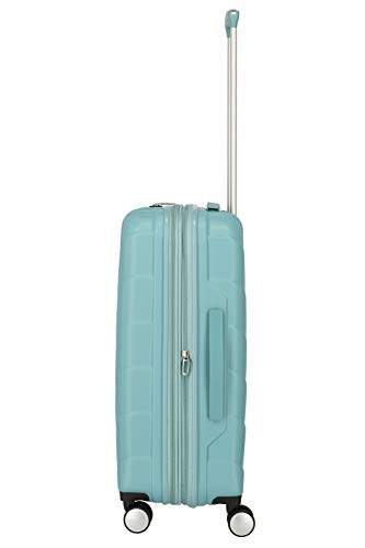 Travelite Hartschalen-Koffer-Serie „KALISTO“ Von travelite in 4 Farben: topmodisch, Elegant, Robust Equipaje de Mano 67 Centimeters 70 Turquesa (Aqua)