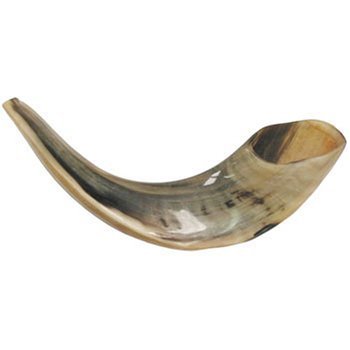 Trenzado de cuerno de carnero Kosher Shofar Natural pulido Chofar Showfar judio de boquilla de Yom kippur hecho a mano