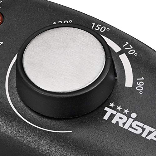 Tristar FR-6946 Freidora, capacidad de 3 litros, potencia de 2000 W, Acero inoxidable, plata y negro