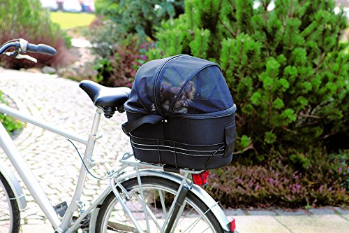 Trixie 13118 Bolsa para Bicicleta, 48 x 29 x 42 cm, Negro