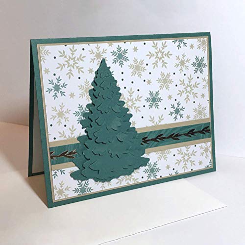 Troquel de Corte de árbol de Navidad 3D, Plantilla de Estampado de álbum de Recortes de Acero Al Carbono, Plantilla de Estampado de Metal DIY para Tarjetas de Papel de álbum Decoración Artesanal