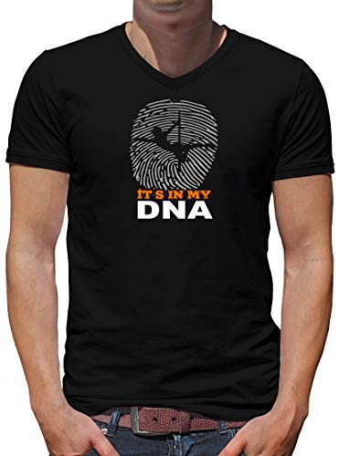 TShirt-People Poledance It's in My DNA - Camiseta de manga corta para hombre, diseño con texto en inglés Negro XXXXXL