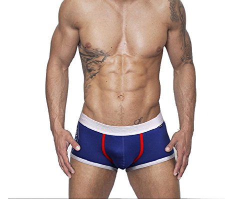 Tuopuda Calzoncillos para Hombre Ropa Interior Boxer Slip Algodón Pack de 4 (XL (Waist = 33-35 Inch), Solid Colors)