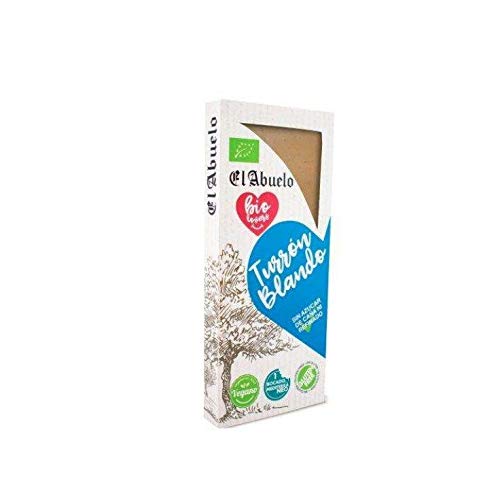 Turrón blando de crema de almendras ecológico. El Abuelo Bio Lovers 200 gr.Es una buena alternativa al turrón blando de Jijona . Es ecológico, no tiene gluten y es apto para veganos y diabeticos