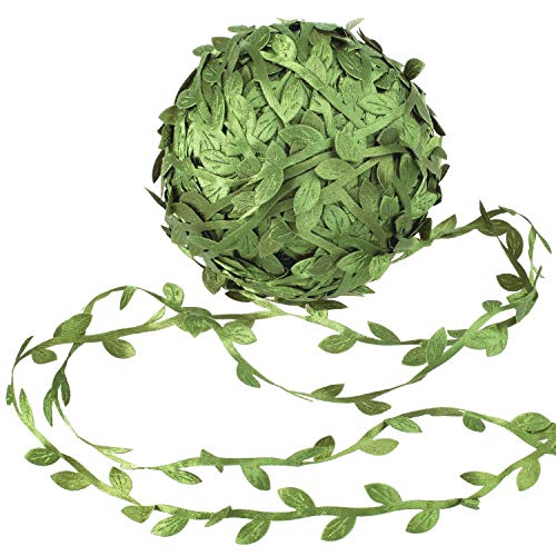 Tweal Artificial Vine Greenery Garland,40m Hojas Verdes Cinta Falsa Ivy Leaf Garland para DIY Wedding Party, decoración para el hogar, jardín, Corona y decoración de Flores