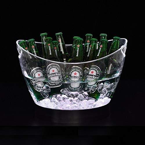 TYZXR LED Ice Bucket Enfriador de Vino Colores Que cambian Champagne Wine Bucket para Party Home Bar