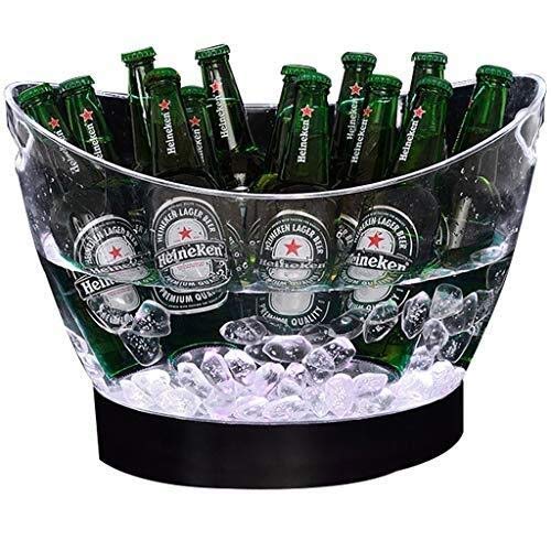 TYZXR LED Ice Bucket Enfriador de Vino Colores Que cambian Champagne Wine Bucket para Party Home Bar