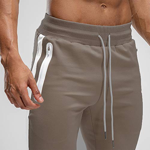 U/A Blanco Pantalones De Chándal De Los Hombres Casual Skinny Pantalones De Algodón Gimnasio Fitness Entrenamiento Pantalones