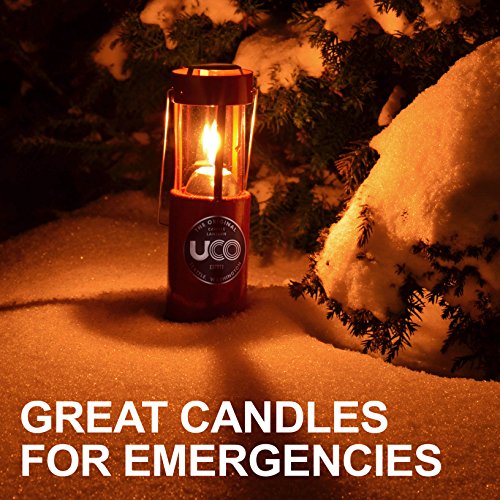 UCO Original Vela Regular - Pack de 3 velas, color blanco