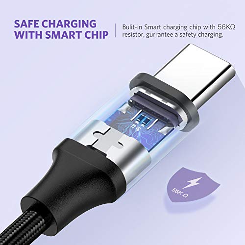 UGREEN Cable USB C 5A Carga Rápida Cargador Super Charge 5V 4.5A FCP SCP para Huawei P40 P30 Pro P30 P20 Pro P20 P20 Lite P10 P10 Plus, Mate 20 Mate 20 Pro Mate 20 X Mate 10 Mate 9 Pro Nylon (1 Metro)