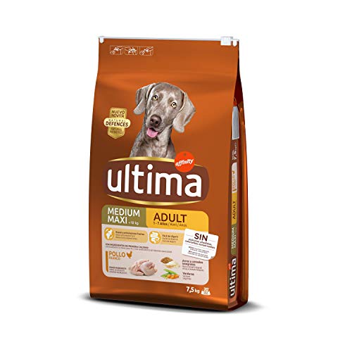 Ultima Pienso para Perros Medium-Maxi Adulto con Pollo - 7,5 kg