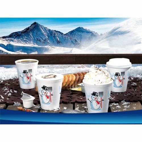 Unbekannt '200 ingb ertson® Vaso Muñeco de Nieve – Taza térmica, 0,2 L