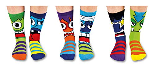 United Oddsocks - Recuadro 6 Odd calcetines para los muchachos- Mashers