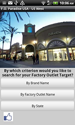 US Factory Outlets Directory: US West