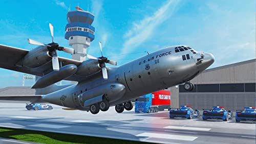 Us Police Cargo Plane Simulator 2019: Heavy Trailer Truck Tycoon Police Car Transporter Simulator Mania Adventure gratis para niños