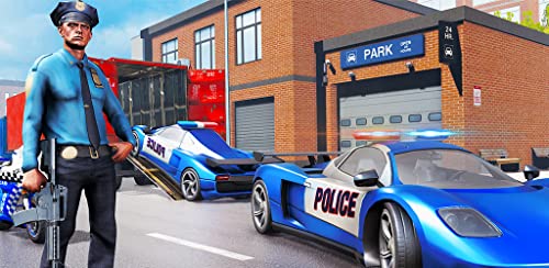 Us Police Cargo Plane Simulator 2019: Heavy Trailer Truck Tycoon Police Car Transporter Simulator Mania Adventure gratis para niños