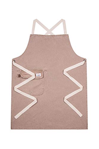 USKEES CHORLTON Delantal Denim - Beige Delantales de cocina CHORLTONBEIGE-One Size