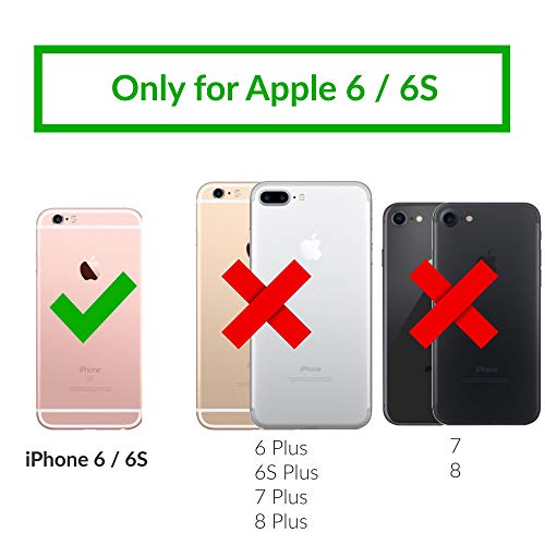 UTECTION 2X Protector de Pantalla para Apple iPhone 6s / 6 - Vidrio Templado 9H Crystal Clear - Máxima protección Anti-Golpes - Sin Burbujas Cristal blindado Transparente