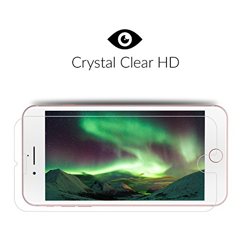 UTECTION 2X Protector de Pantalla para Apple iPhone 6s / 6 - Vidrio Templado 9H Crystal Clear - Máxima protección Anti-Golpes - Sin Burbujas Cristal blindado Transparente