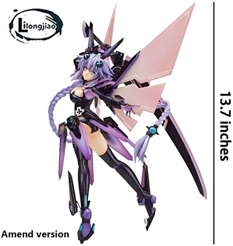 UUSOUQ Toys Hyperdimension Neptunia: Modelo de Figura de PVC de corazón púrpura GJF1006