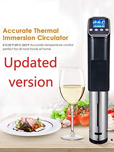 Vacío del control de RENXR Food Conformado al vacío a baja temperatura Cooker calentador de inmersión Circulator preciso de la temperatura procesador lento LED 1000W Display elegante LMMS