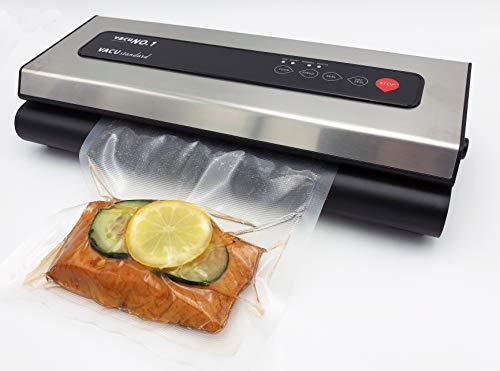 Vacu Standard - Envasadora al vacío para alimentos VacuNo.1 – Vacu Standard – Sous Vide – Dispositivo de soldadura con láminas y manguera