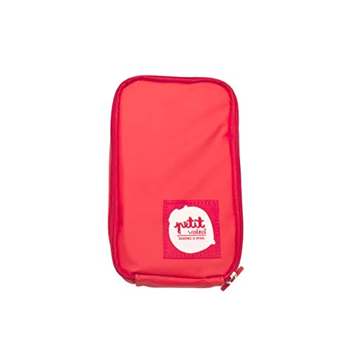 Valira | Bocata Petit | Bolsa Porta Alimentos Infantil, Color Frambuesa, 13.5 X 4.5 X 24