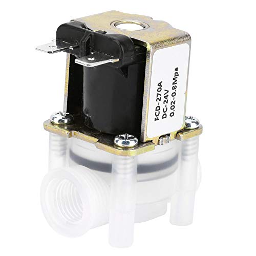 Válvula Solenoide Inserción Electromagnética Entrada Agua de Alimentación Normalmente Cerrada N/C Tipo 1/4 pulgada 24V CC