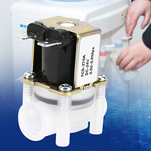 Válvula Solenoide Inserción Electromagnética Entrada Agua de Alimentación Normalmente Cerrada N/C Tipo 1/4 pulgada 24V CC