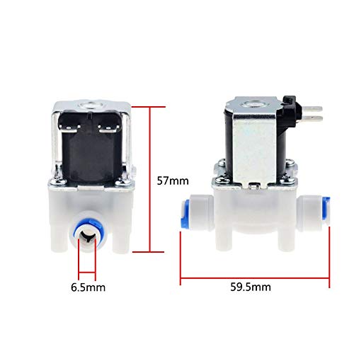 Valvula solenoide Normalmente cerrado interruptor de la válvula electromagnética eléctrica magnético DC 12V de entrada de agua de flujo de 1/4 "controlador del distribuidor 12V 24V 220V Magnética Sole