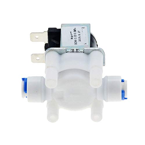 Valvula solenoide Normalmente cerrado interruptor de la válvula electromagnética eléctrica magnético DC 12V de entrada de agua de flujo de 1/4 "controlador del distribuidor 12V 24V 220V Magnética Sole