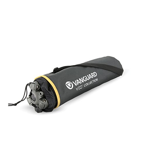 Vanguard Veo 2 265AB - Trípode de Viaje Aluminio (rótula de Bola, 150 cm, 8 kg), Color Negro