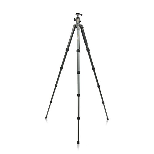 Vanguard Veo 2 265AB - Trípode de Viaje Aluminio (rótula de Bola, 150 cm, 8 kg), Color Negro