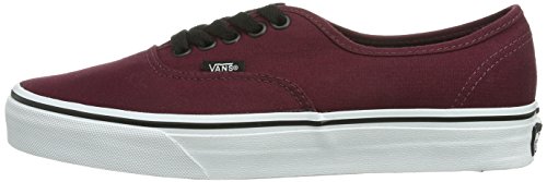 Vans Authentic, Zapatillas de Tela Unisex, Borgoña (port royale/black), 43 EU