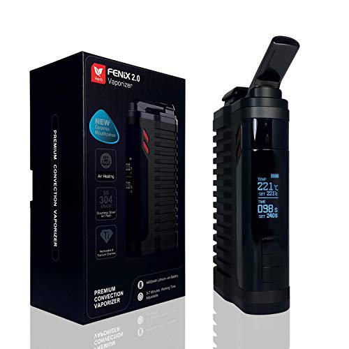 Vaporizador WOLKENKRAFT FENiX 2.0 * Nero * vaporizador para hierbas/resinas/ceras! CONVECCION REAL! ¡Última y mejor versión 2019! Cámara de titanio reemplazable y mucho más.NO NICOTINA!