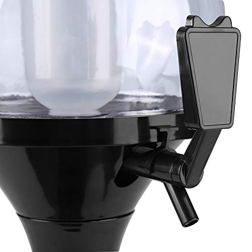 VBESTLIFE, Jugo/Cerveza/Aceite/Cócteles/perforador, dispensador de Bebidas Frías DE 3,5 l, Tubo de Hielo, Máquina de Zumo para Barbacoa/Fiesta/Bar/Negro