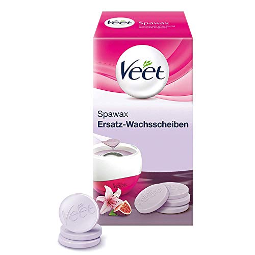 Veet Spawax - discos de cera caliente Paquetes adicionales de 1er (1 x 6 piezas)