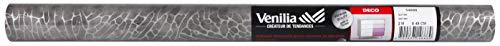 Venilia 54888-Adhesivo de aspecto industrial (PVC, sin ftalatos, grosor: 0,35 mm), color gris, 45 cm x 2 m