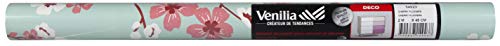 Venilia 54923 - Lámina adhesiva para muebles, papel pintado, PVC, sin ftalatos, flores, 160 µm (grosor: 0,16 mm)